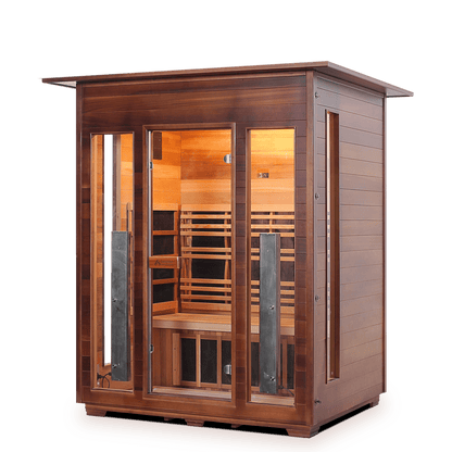 Enlighten Infrared/Traditional Sauna DIAMOND - 3 Indoor - 3 Person Sauna