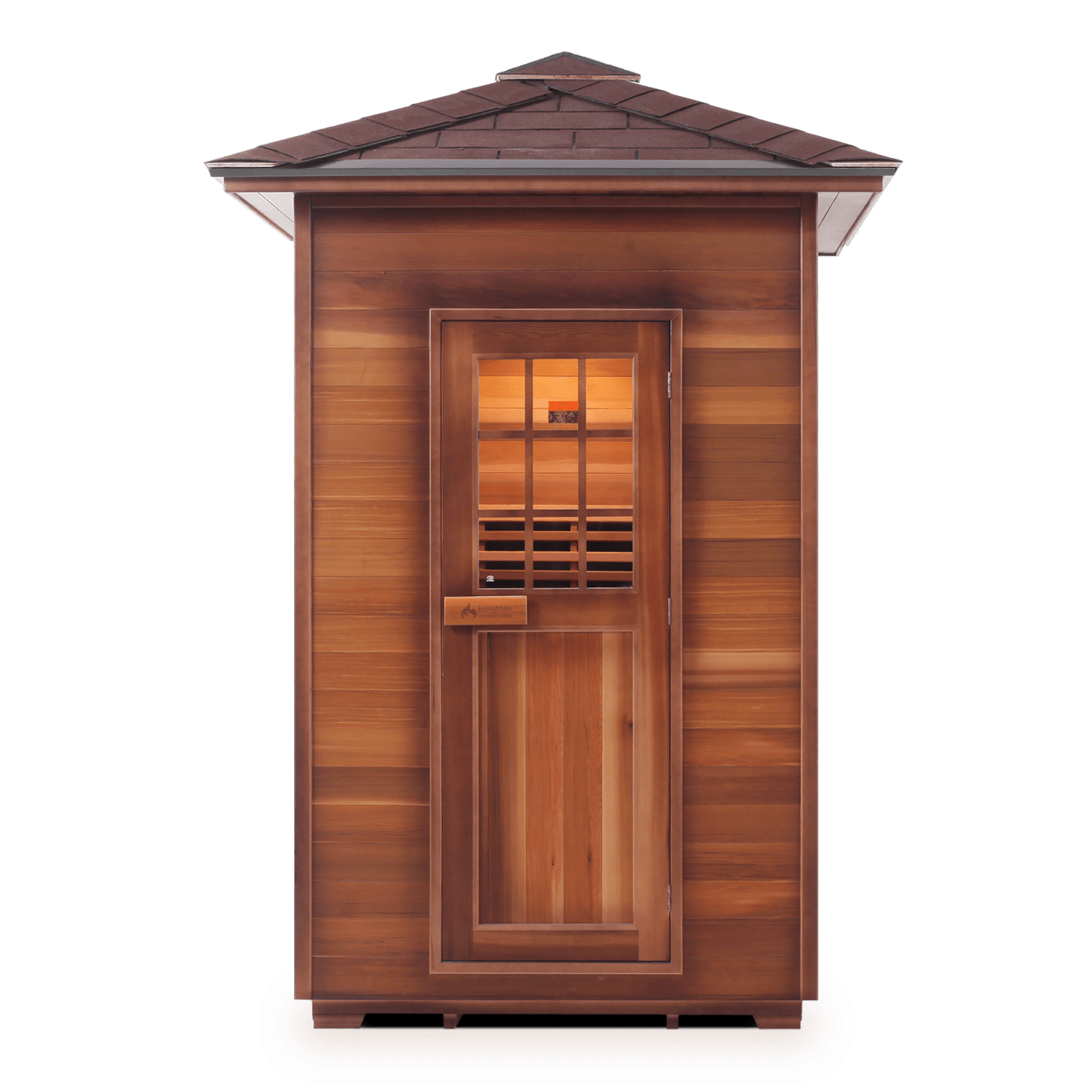 Enlighten Full Spectrum Infrared Sauna SIERRA - 2 Peak - 2 Person Outdoor Sauna