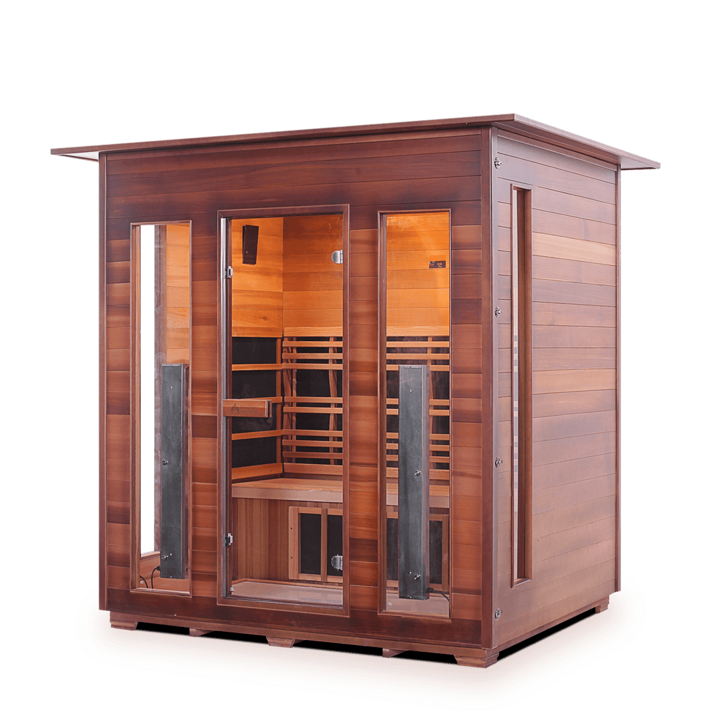 Enlighten Infrared/Traditional Sauna DIAMOND - 4 Indoor - 4 Person Sauna