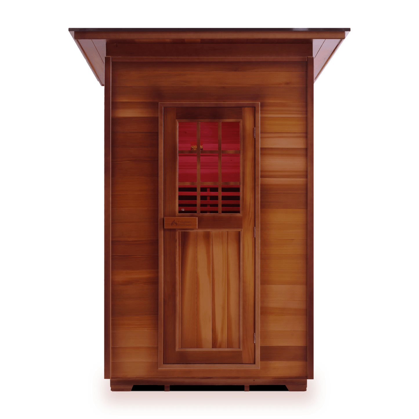 Enlighten Full Spectrum Infrared Sauna SIERRA - 2 Slope - 2 Person Outdoor Sauna