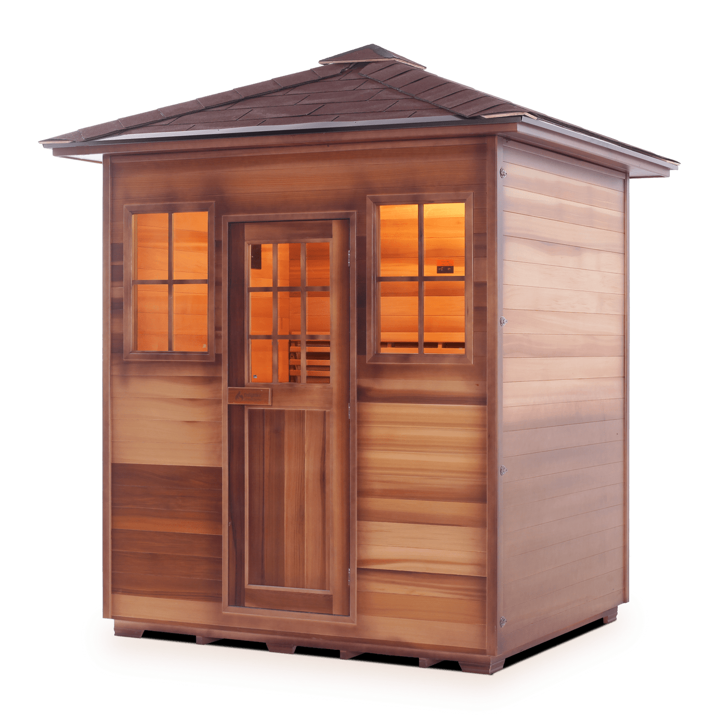 Enlighten Dry Traditional Sauna MoonLight - 4 Peak - 4 Person Outdoor Sauna