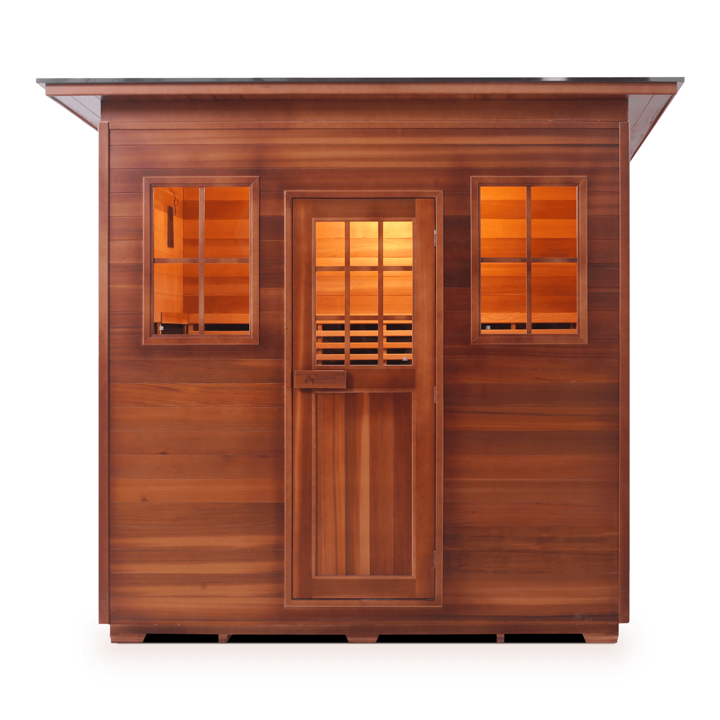 Enlighten Full Spectrum Infrared Sauna SIERRA - 4 Slope - 4 Person - Outdoor Sauna