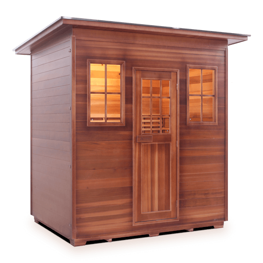 Enlighten Dry Traditional Sauna MoonLight - 5 Slope - 5 Person Outdoor Sauna