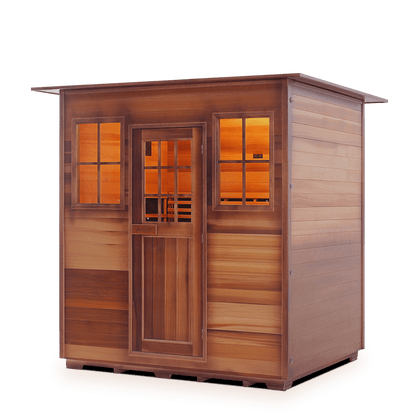 Enlighten Infrared/Traditional Sauna SAPPHIRE - 4 Indoor - 4 Person Sauna