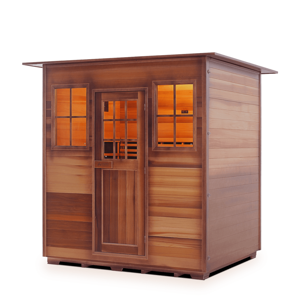 Enlighten Infrared/Traditional Sauna SAPPHIRE - 4 Indoor - 4 Person Sauna