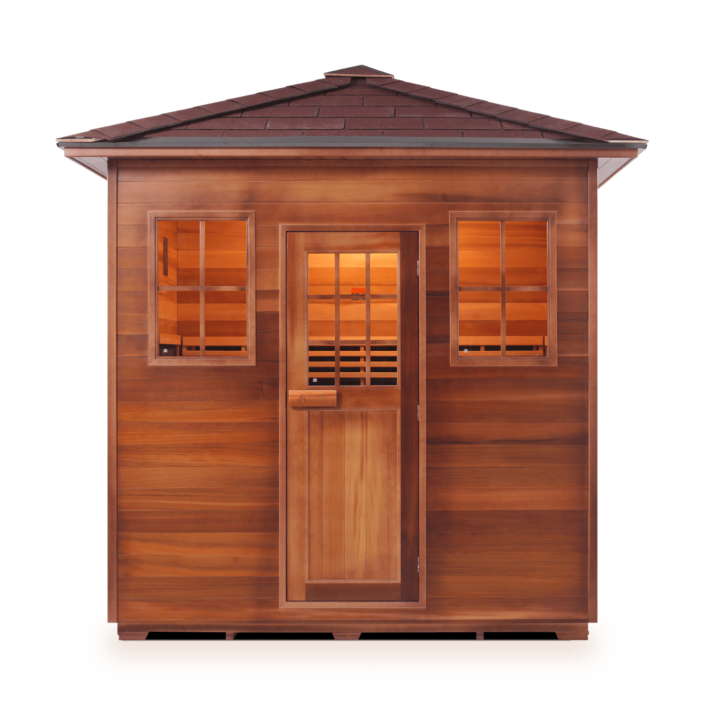 Enlighten Full Spectrum Infrared Sauna SIERRA - 5 Peak - 5 Person - Outdoor Sauna