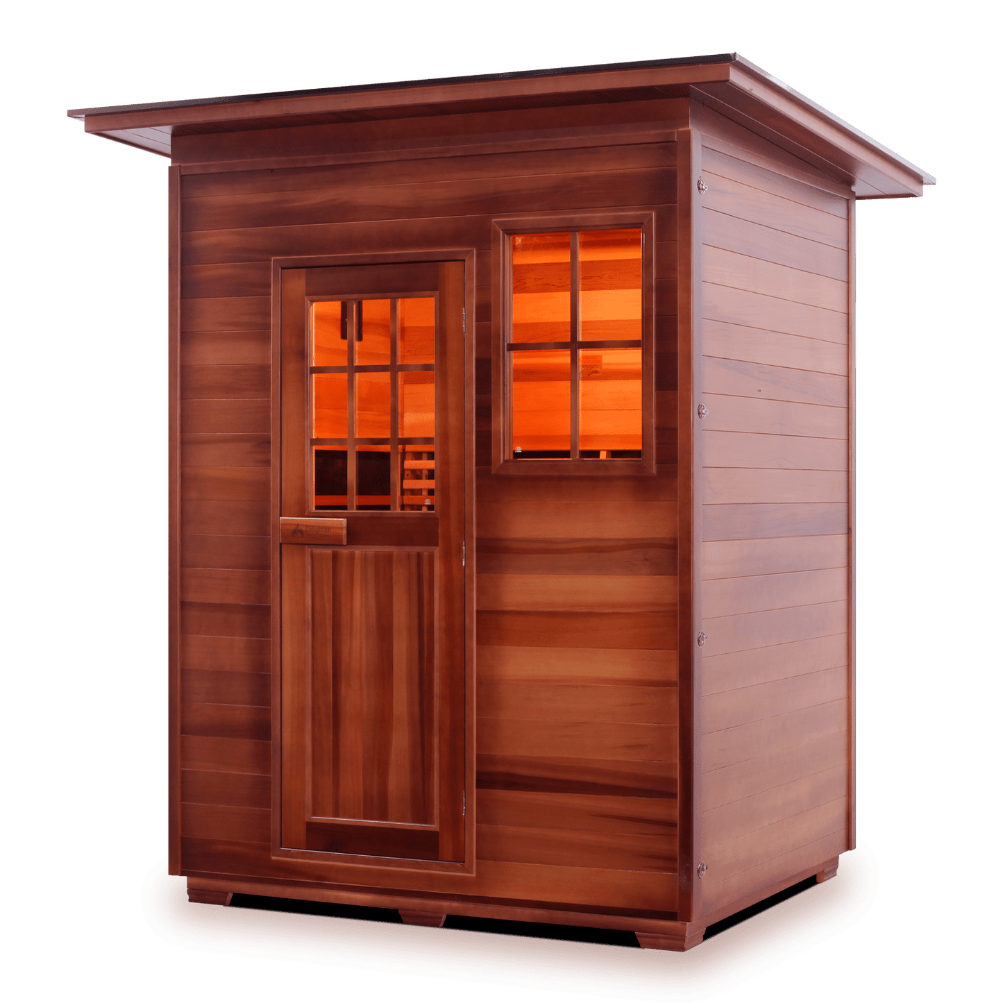 Enlighten Full Spectrum Infrared Sauna SIERRA - 3 Slope - 3 Person Outdoor Sauna