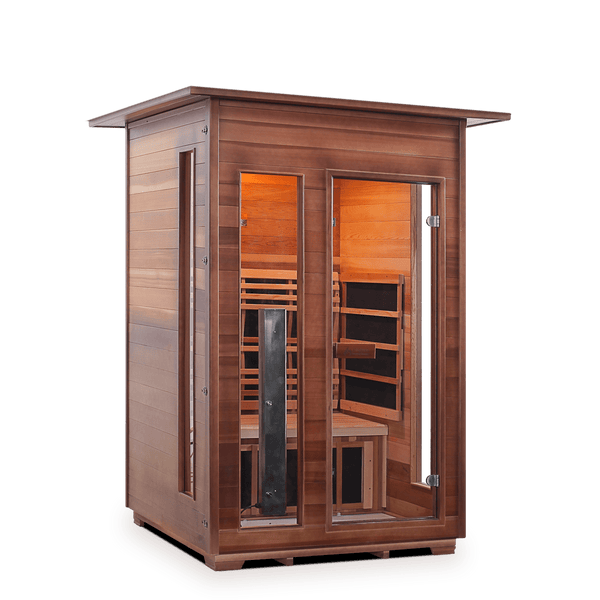 Enlighten Infrared/Traditional Sauna DIAMOND - 2 Indoor - 2 Person Sauna