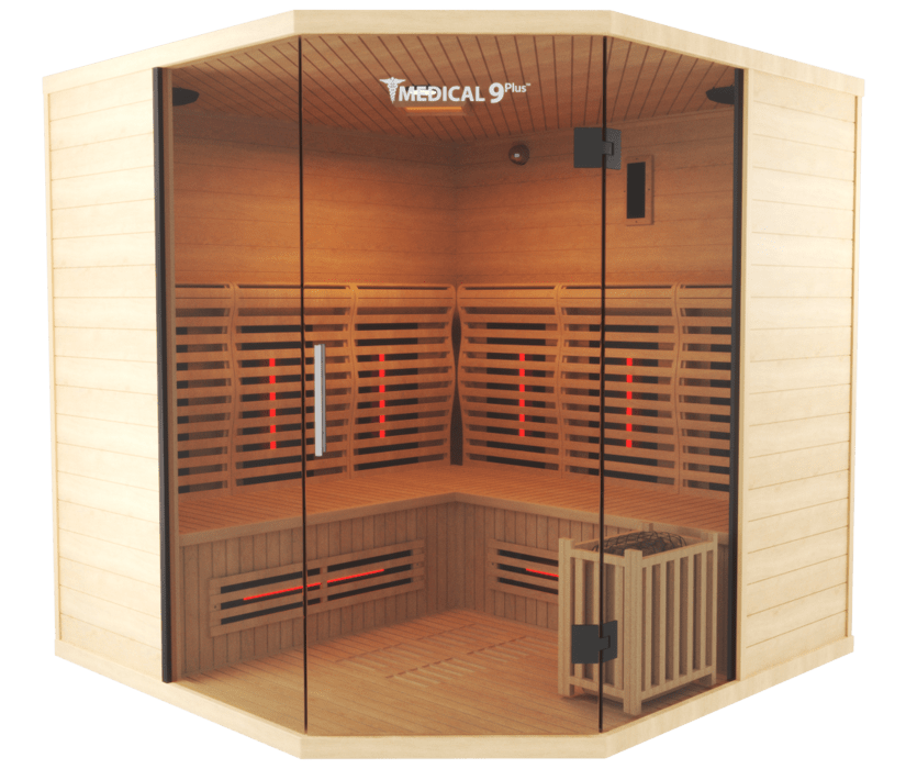 Medical 9 Plus - Hybrid (Full Spectrum + Traditional) Sauna