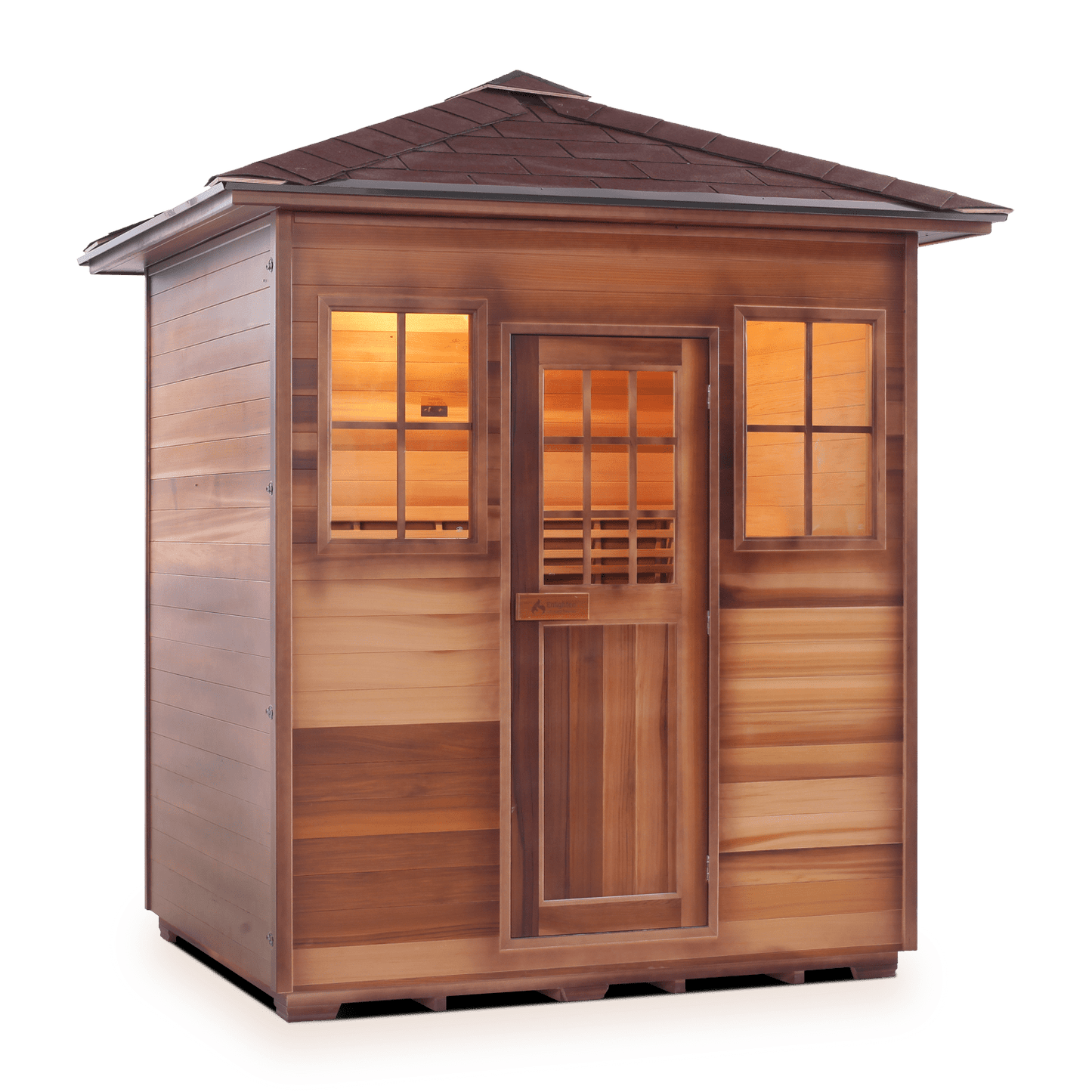 Enlighten Dry Traditional Sauna MoonLight - 4 Peak - 4 Person Outdoor Sauna