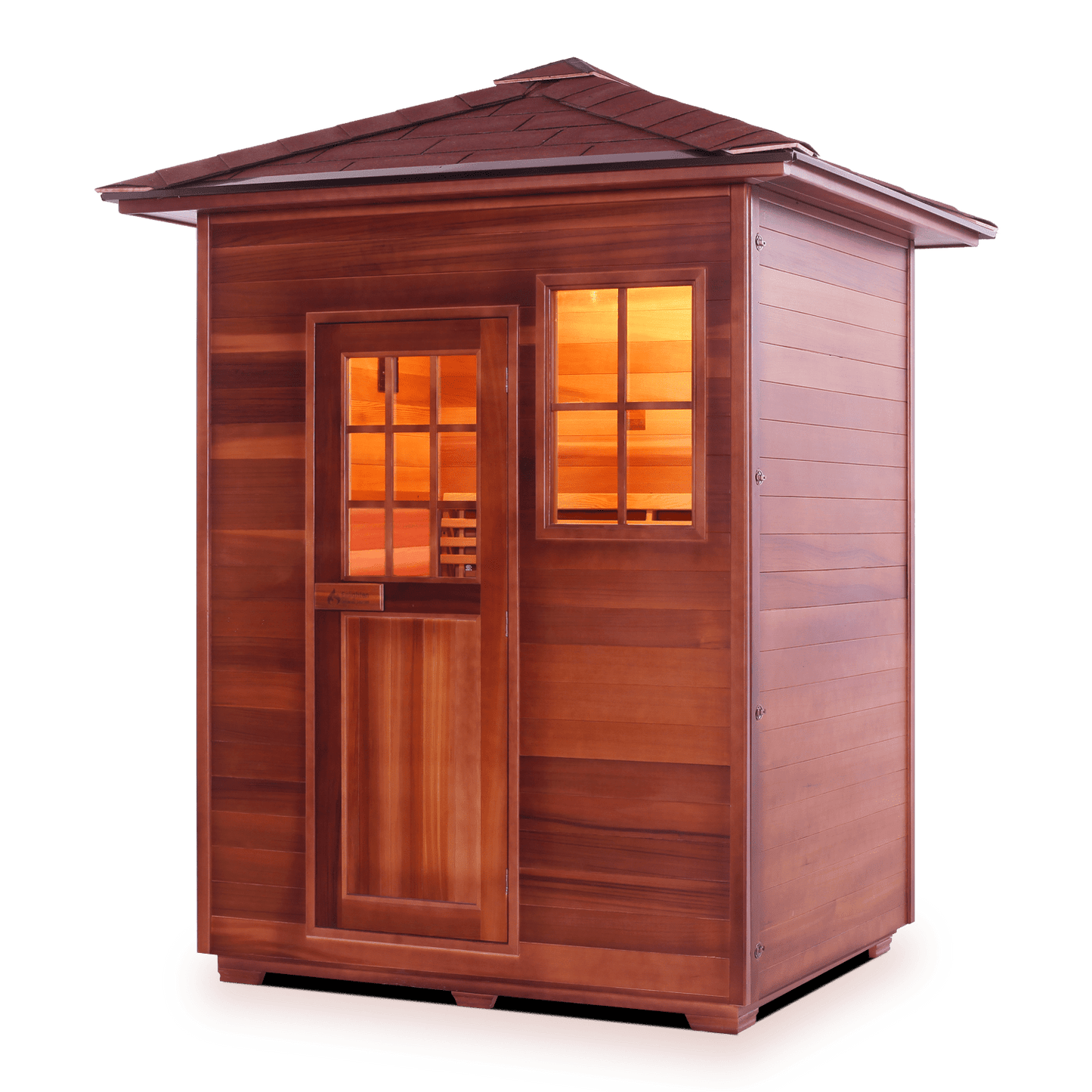 Enlighten Dry Traditional Sauna MoonLight - 3 Peak - 3 Person Outdoor Sauna