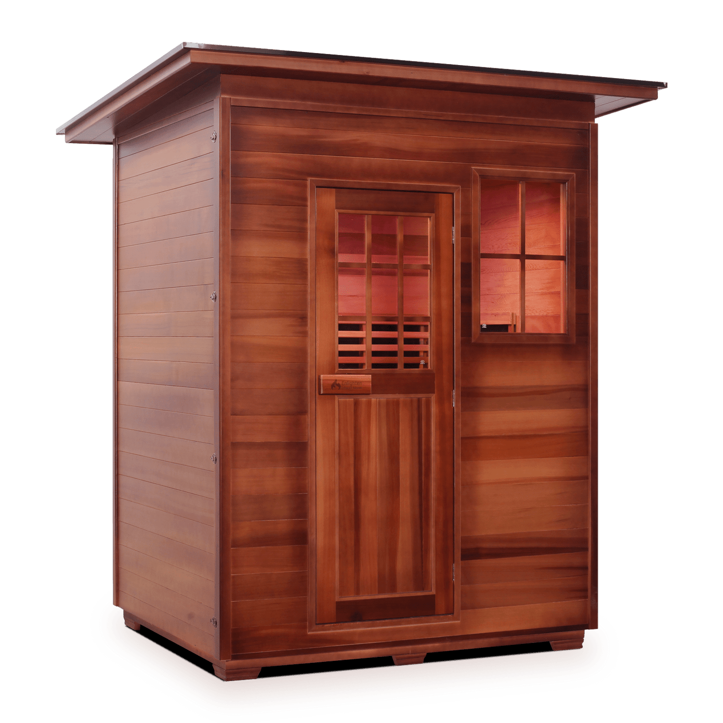 Enlighten Full Spectrum Infrared Sauna SIERRA - 3 Slope - 3 Person Outdoor Sauna