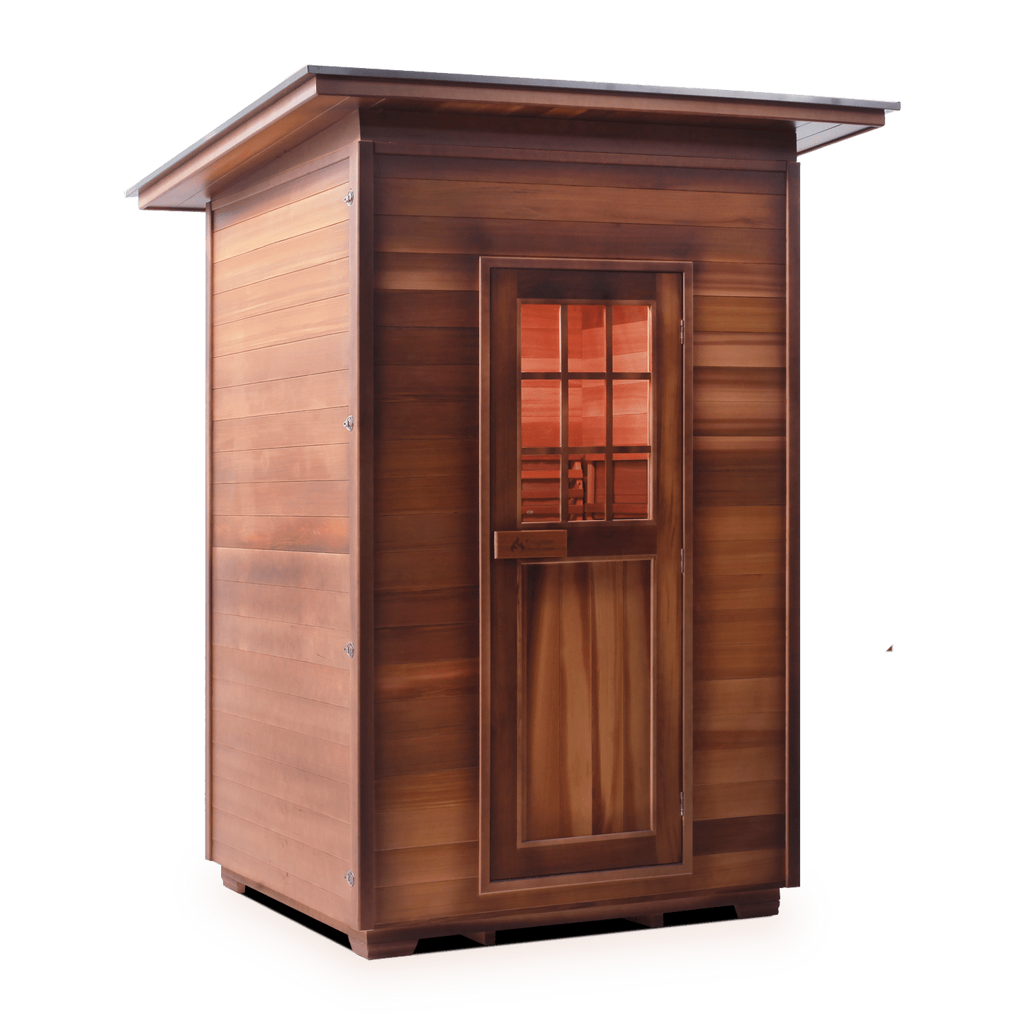 Enlighten Dry Traditional Sauna MoonLight - 2 Slope - 2 Person Outdoor Sauna
