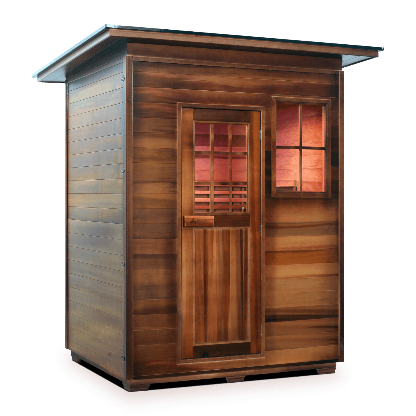 Enlighten Dry Traditional Sauna MoonLight - 3 Slope - 3 Person Outdoor Sauna