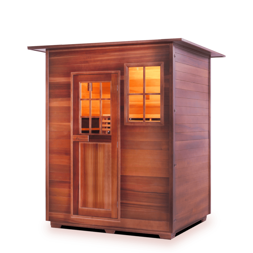 Enlighten Infrared/Traditional Sauna SAPPHIRE - 3 Indoor - 3 Person Sauna