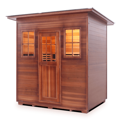 Enlighten Full Spectrum Infrared Sauna SIERRA - 5 Slope - 5 Person Outdoor Sauna