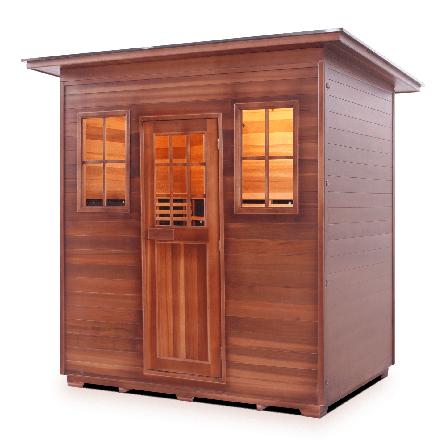 Enlighten Infrared/Traditional Sauna SAPPHIRE - 5 Slope - 5 Person Outdoor Sauna