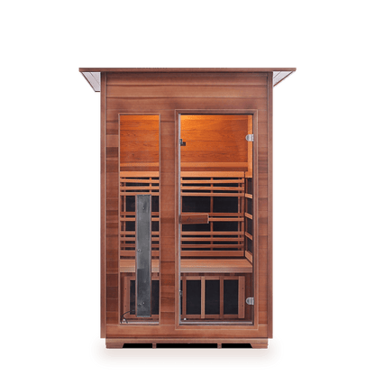 Enlighten Full Spectrum Infrared Sauna RUSTIC - 2 Indoor - 2 Person Sauna