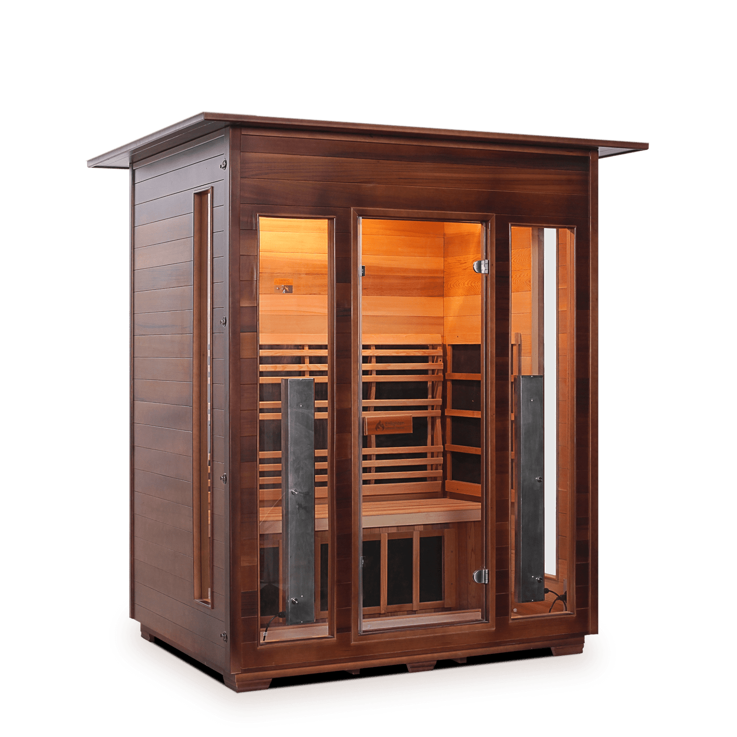 Enlighten Infrared/Traditional Sauna DIAMOND - 3 Indoor - 3 Person Sauna