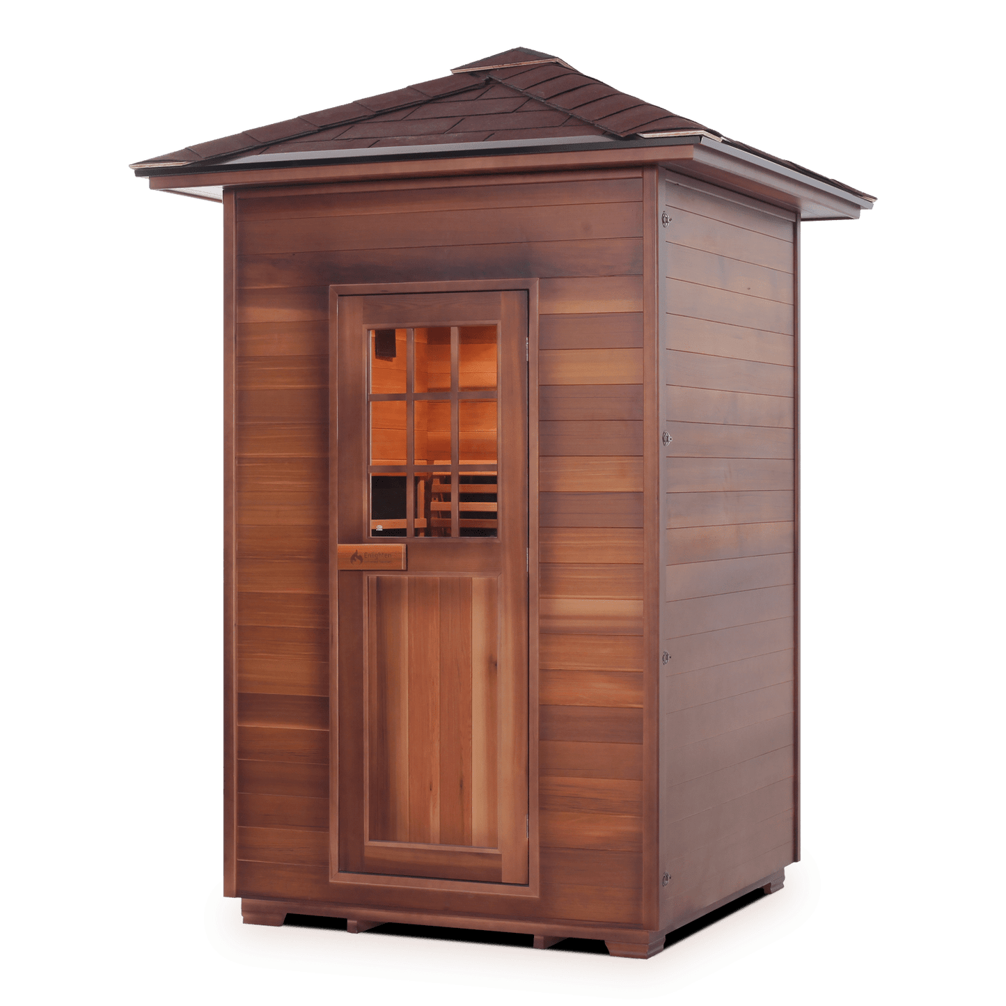 Enlighten Full Spectrum Infrared Sauna SIERRA - 2 Peak - 2 Person Outdoor Sauna