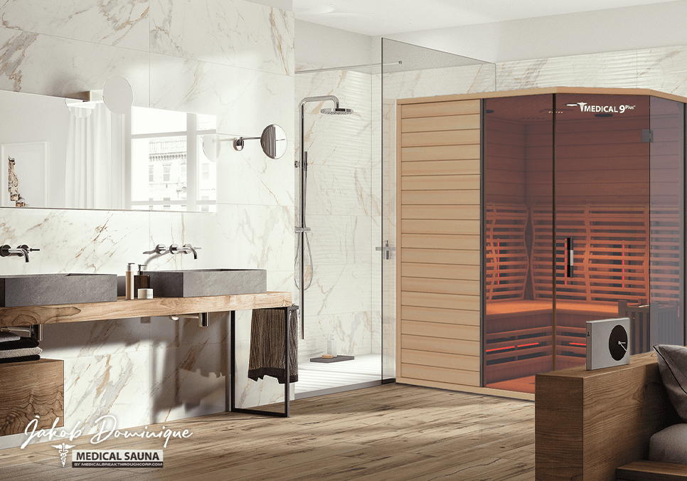 Medical 9 Plus - Hybrid (Full Spectrum + Traditional) Sauna