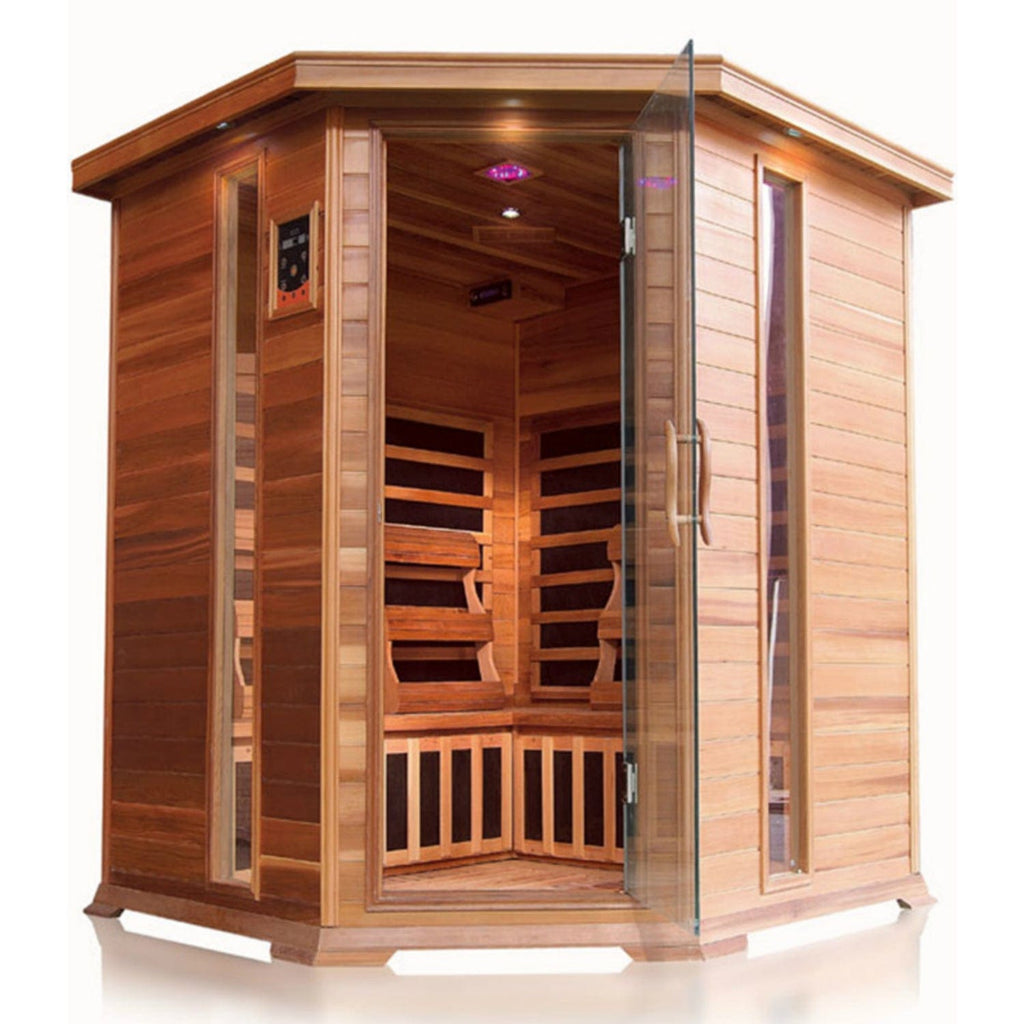 Image of the Indoor Infrared Corner Sauna - Sunray Bristol Bay 4-Person offered by Airpuria.