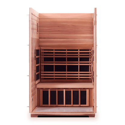 Enlighten Full Spectrum Infrared Sauna SIERRA - 2 Peak - 2 Person Outdoor Sauna