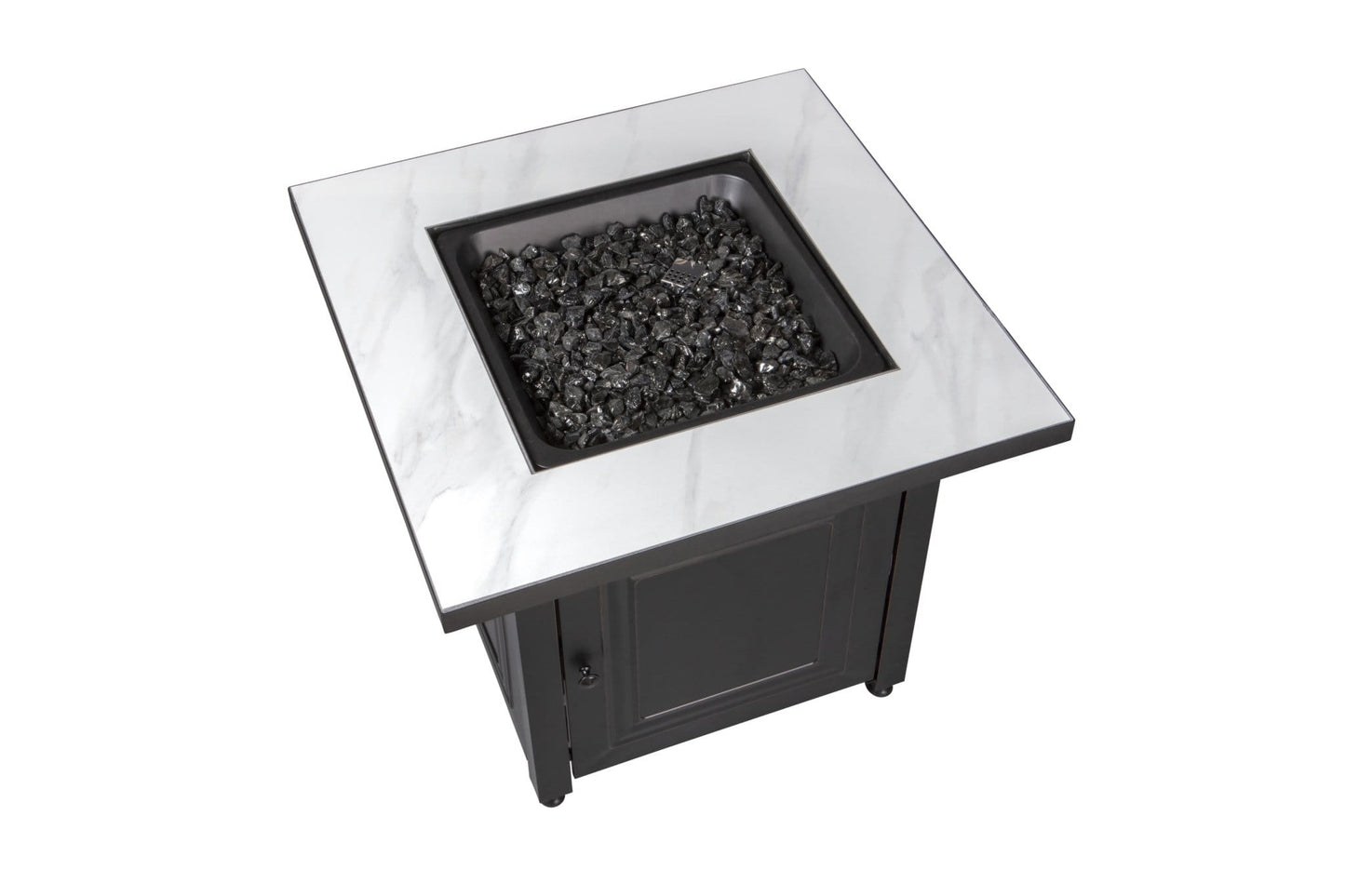 Fire Table Blue Rhino GAD15261SP Fire Pit LP Gas Table Black, Beige Mr. Bar-B-Q Products