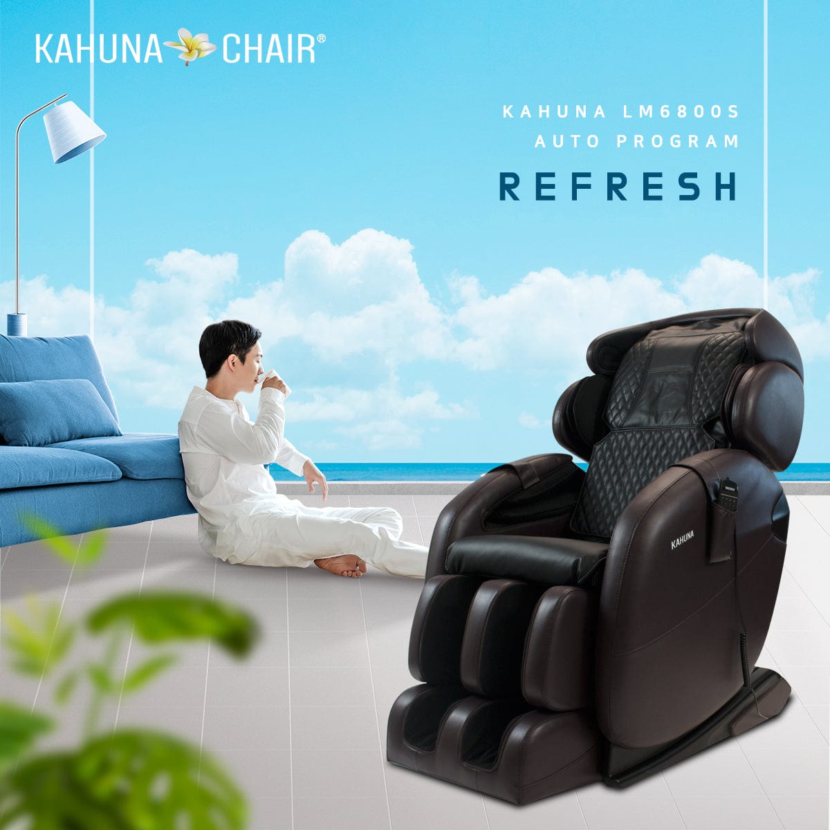 Kahuna Chair – LM 6800S [Dark Brown] - Massage Chair