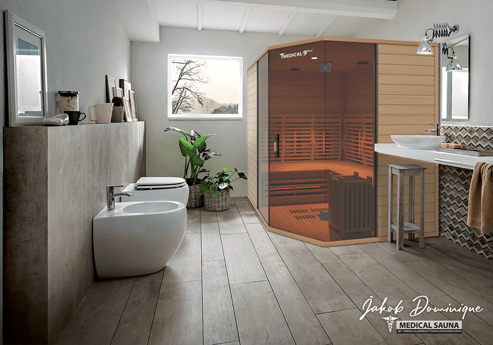 Medical 9 Plus - Hybrid (Full Spectrum + Traditional) Sauna