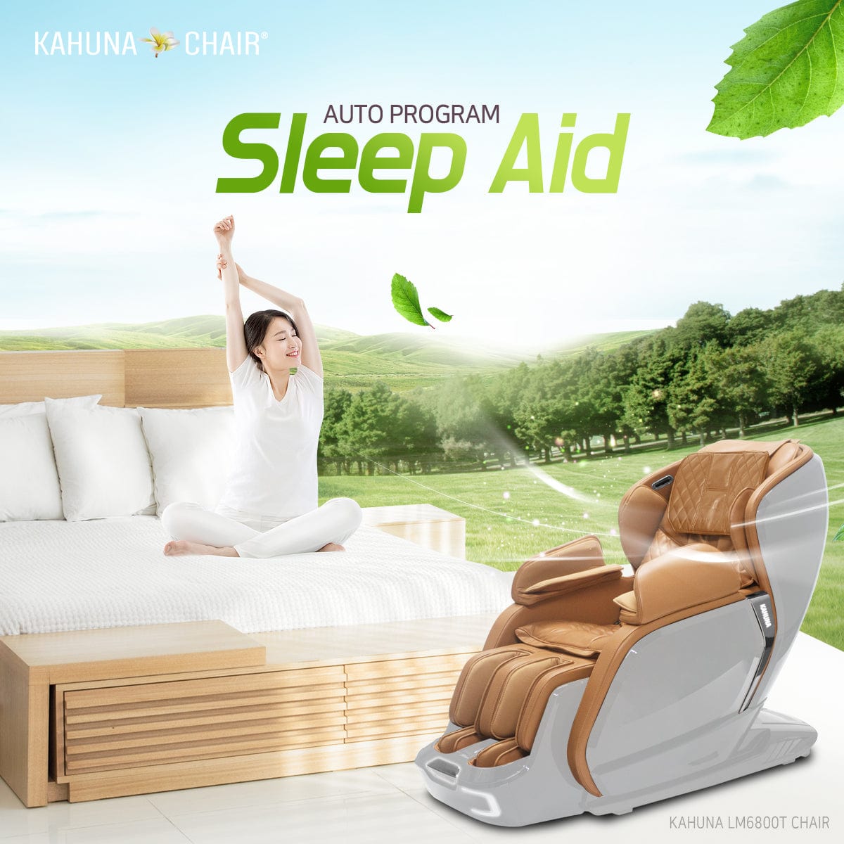 Kahuna Chair – LM-7000 [Orange] - Massage Chair