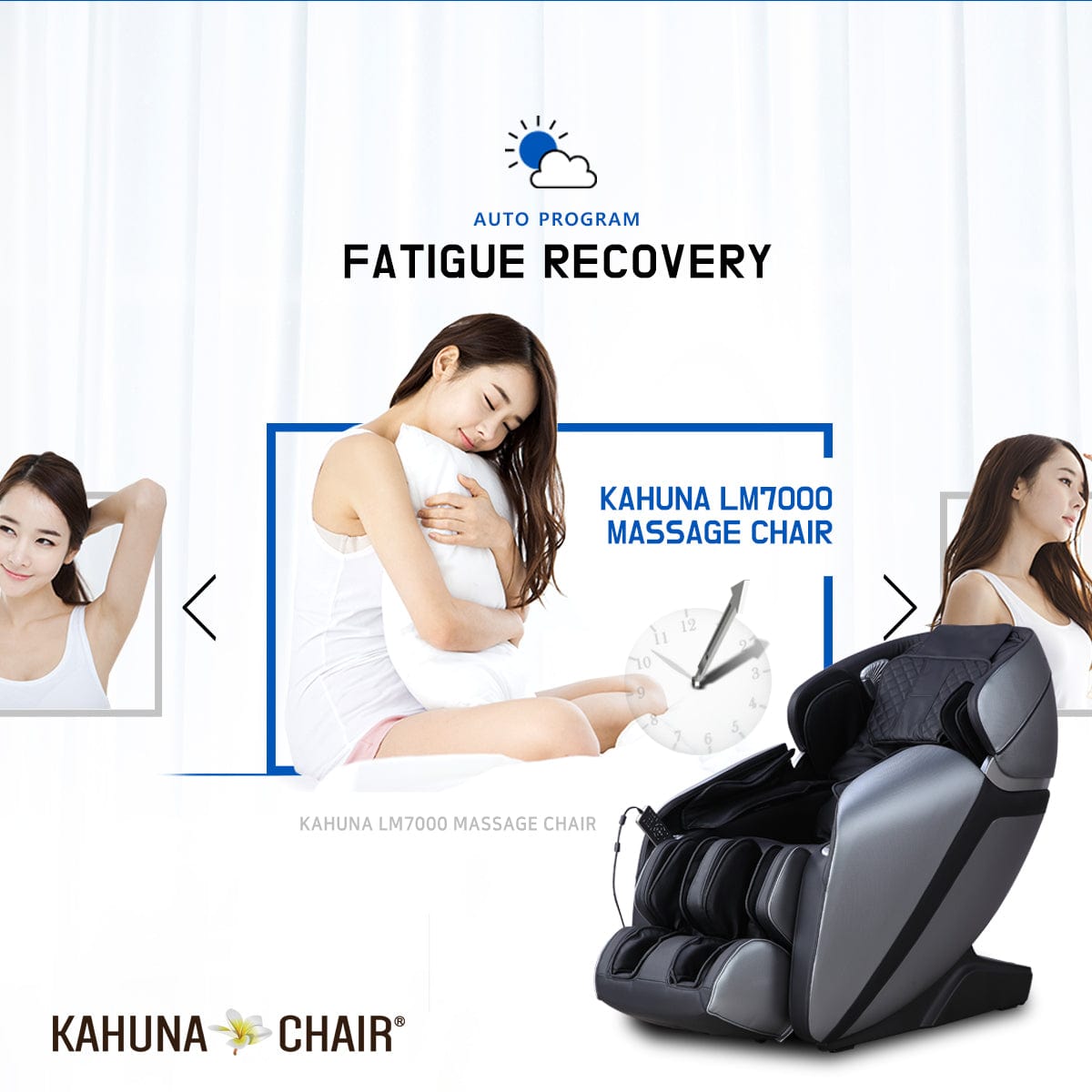 Kahuna Chair – LM-7000 [Black] - Massage Chair