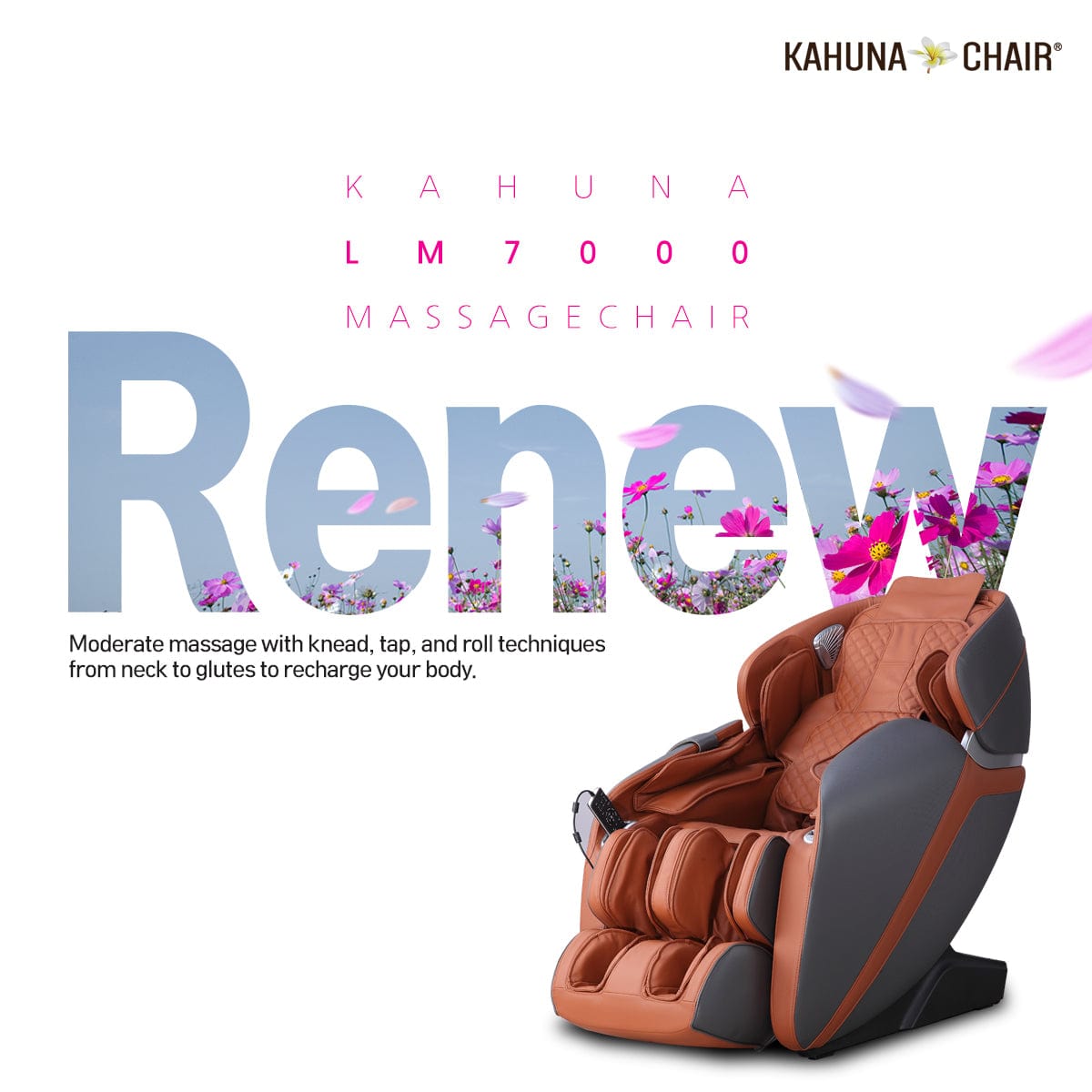 Kahuna Chair – LM-7000 [Orange] - Massage Chair