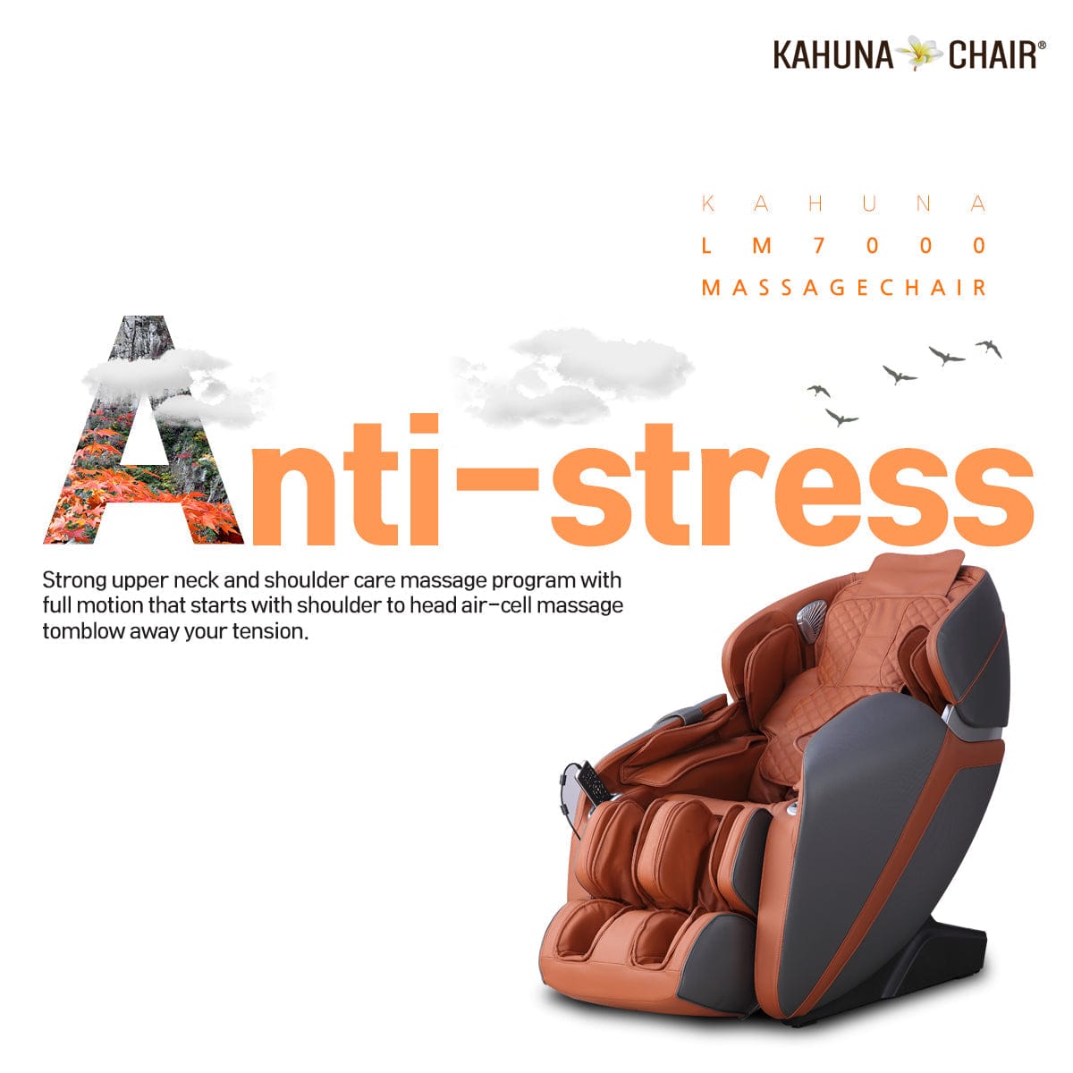 Kahuna Chair – LM-7000 [Red] - Massage Chair