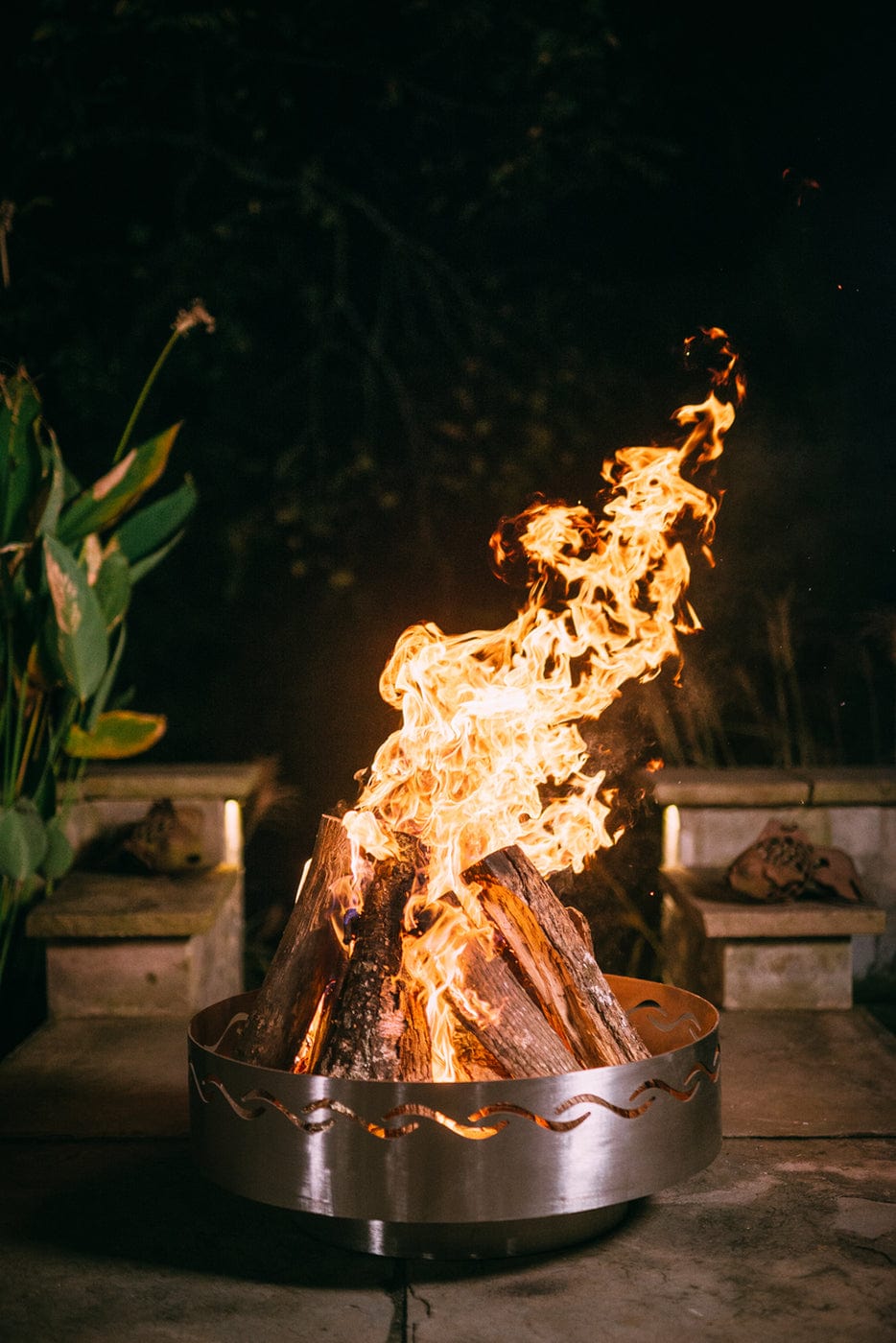 Fire Pit Art - Fire Surfer Fire Pit Art