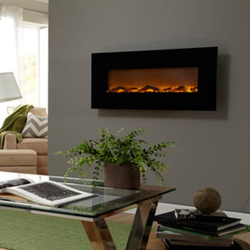 The Onyx 50" Wall Mounted Electric Fireplace Touchstone