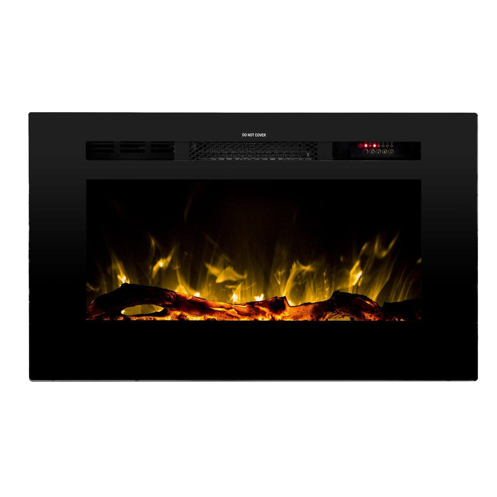 The Sideline 28 28" Recessed Electric Fireplace Touchstone