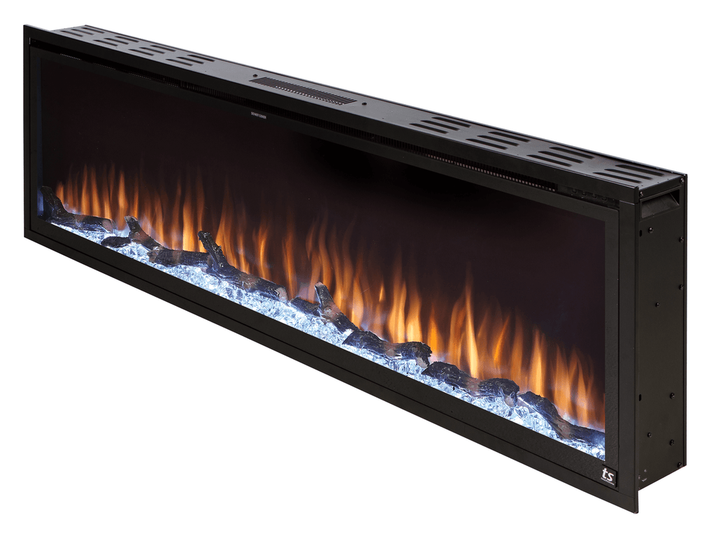 Sideline Elite Smart 60" WiFi-Enabled Recessed Electric Fireplace (Alexa/Google Compatible) Touchstone
