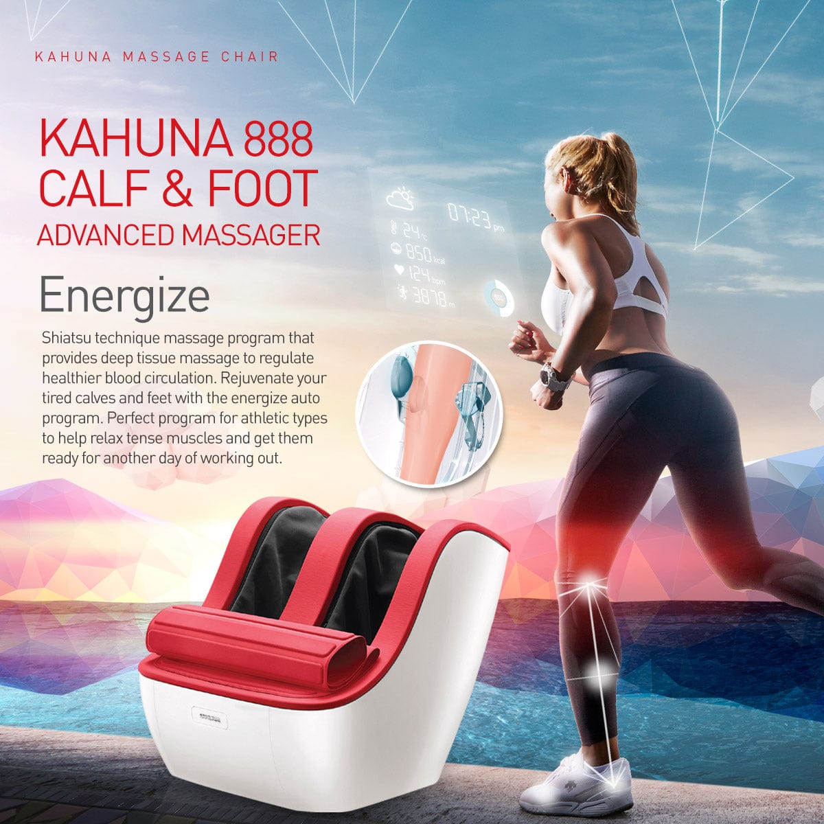 Kahuna Foot Massager – FLM-888 Red