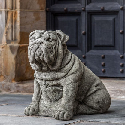 Campania International Antique Bulldog Statuary - A-456