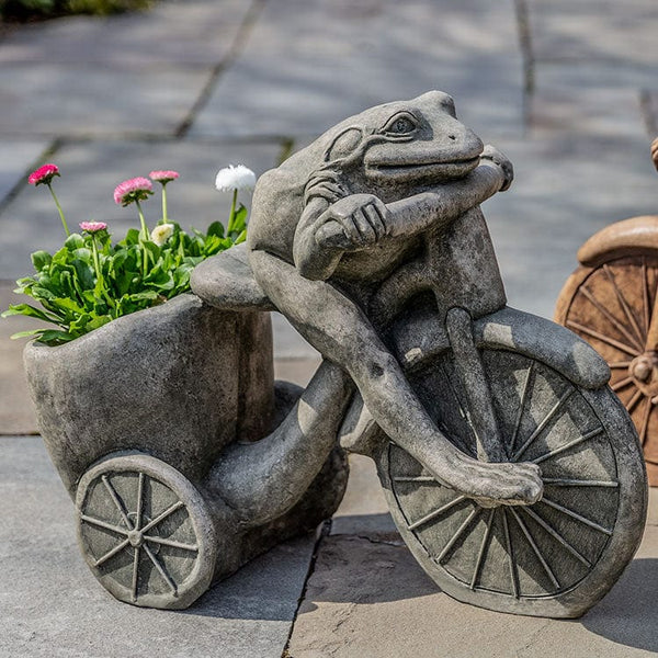 Campania International Tricycle Frog Planter - A-588