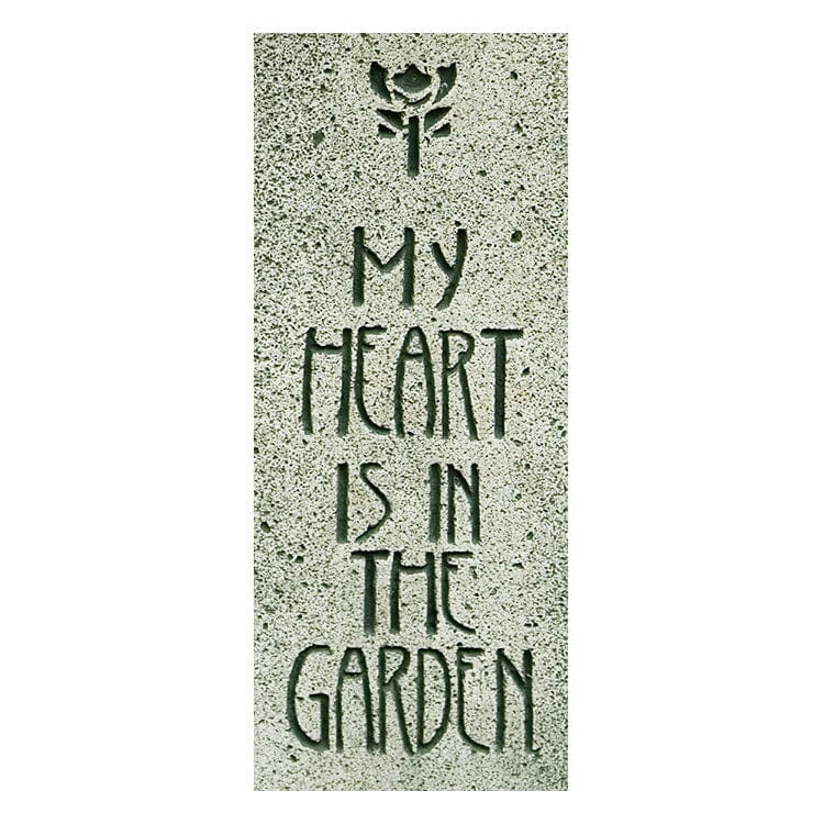 Campania International My Heart is in the Garden Birdbath - B-115