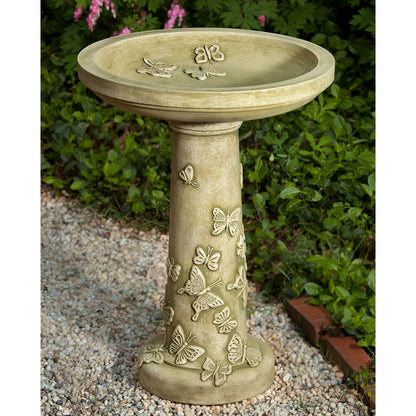 Campania International Butterflies Are Free Birdbath - B-145