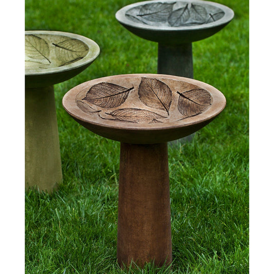 Campania International Hydrangea Leaf Birdbath (1 pc) - B-160