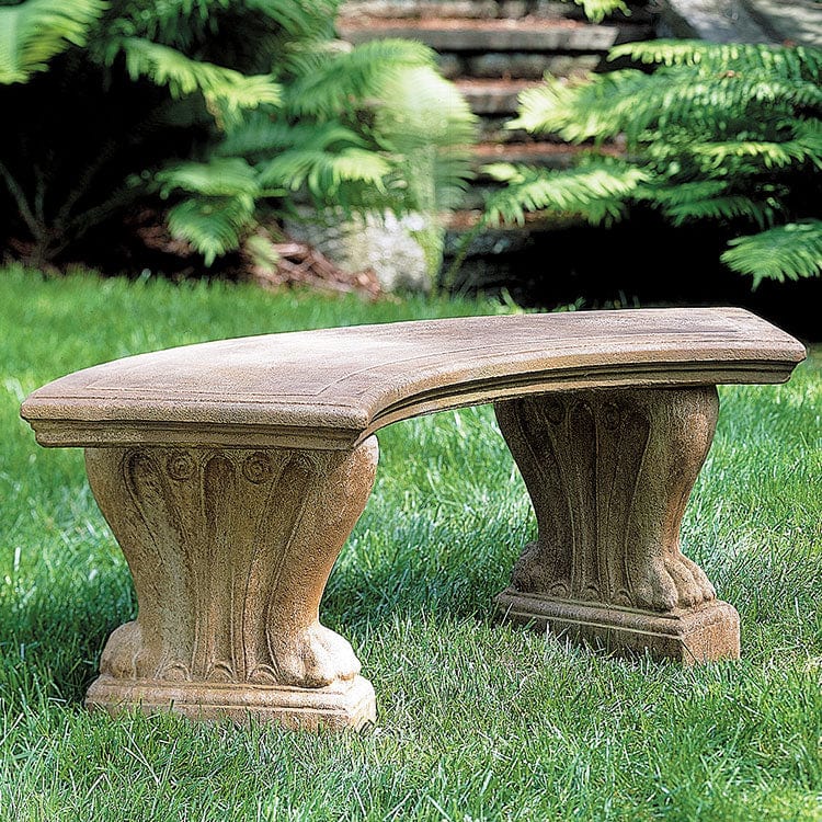 Campania International Curved West Chester Bench - BE-20