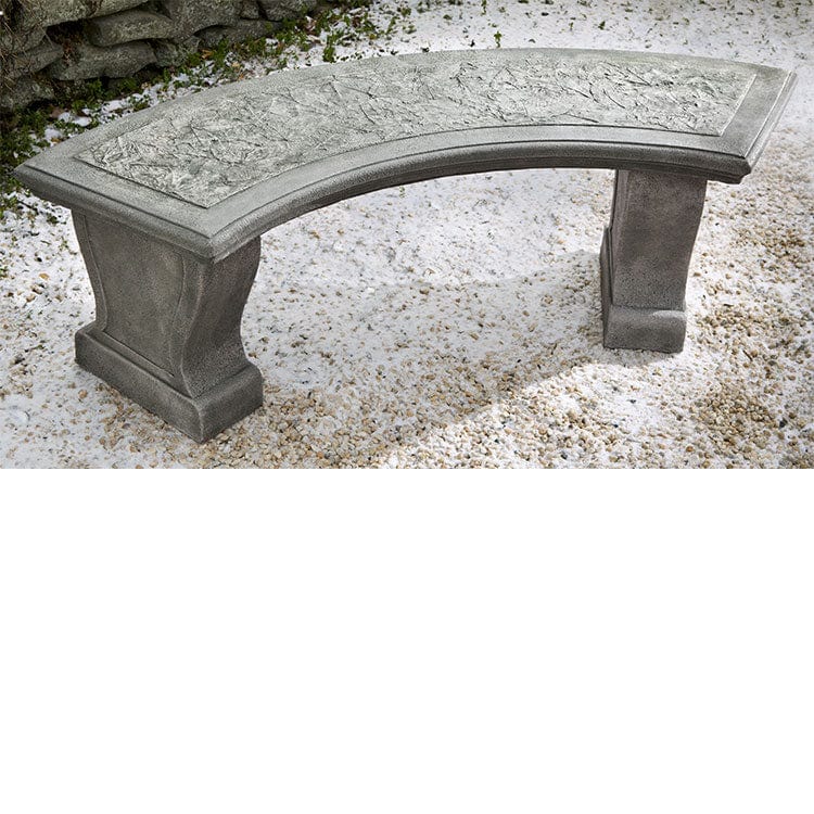 Campania International Leaf Curved Bench - BE-23