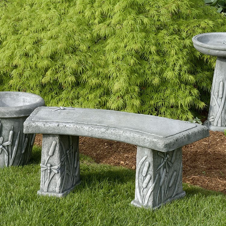 Campania International Dragonfly Curved Bench - BE-24