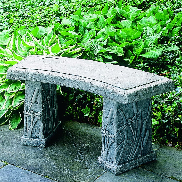 Campania International Dragonfly Curved Bench - BE-24
