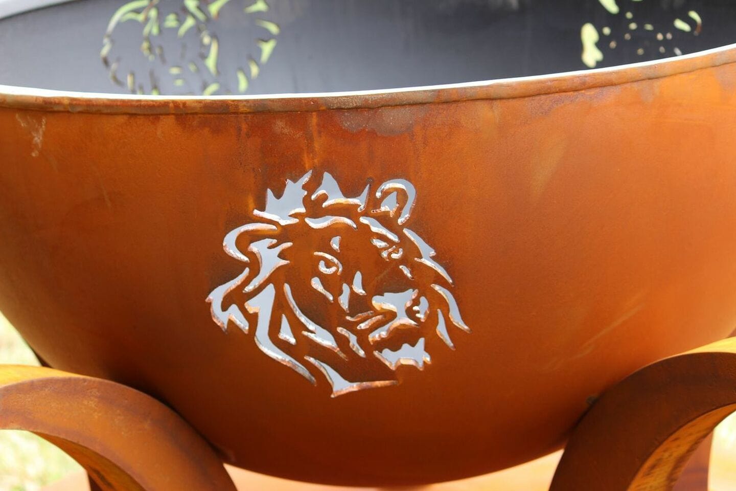 Fire Pit Art - Africa's Big Five Fire Pit Art