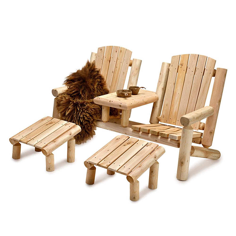 Dundalk Log Couples Seating Set CT2344